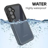 ShellBox Vodootporna IP68 360° maska za Samsung Galaxy A55 5G - Crna | shoptok.hr