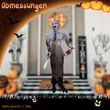 SHX Animirani mož z verižno žago za halloween dekoracijo | Shoptok.si