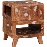  Konačna Stolić Smeđa 40 x 40 x 49 cm Čvrsto drvo iz reciklaže | shoptok.hr