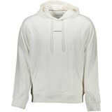 Calvin Klein MEN&#39;S ZIP-UP SWEATSHIRT WHITE Cene