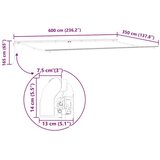 Nadstrešnica Senčnik Antracit 6 × 3,5 m Kovina - - Antracit - 43.66 - 6 x 3,5 m - | Shoptok.si