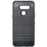  Gumijasti / gel etui Carbon za LG K40s - črni Cene