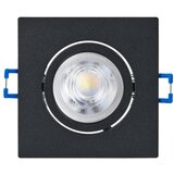 Eglo 902285 - set od 3 led ugradnih stropnih svetala saliceto, LED/6,4 W/230 v, 8,8 x 8,8 cm, crna | Eponuda.com