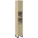 Maison Chic Kopalniška omarica - Kopalniški kabinet sonoma hrast 30x30x190 cm inženirski les, (21794918) Cene