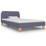 Maison Chic Posteljni okvir - Enojna postelja - Postelja za odrasle svetlo sivo blago 90x200 cm-J9178, (21761527) | Shoptok.si