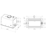 Whirlpool WCT3 63F ltx ugradni aspirator cene