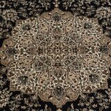 Lesnina-XXXL tkana preproga kashmir 2608 schwarz 300/400 cm tkano črna | Shoptok.si