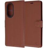 Techsuit Leather Folio preklopna maska za Honor 200 - smeđa | shoptok.hr
