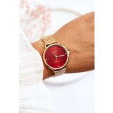 Kesi Women's Waterproof Watch On Bracelet Giorgio&Dario Golden-Red Cene