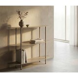 Mauro Ferretti Sivo-bež metalni pomoćni stol 28x90 cm Saturn – | shoptok.hr