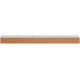  Vrtna visoka greda 485 x 100 x 36 cm Cinkana jeklena, (5000287713) Slike