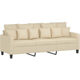  3-dijelni set sofa s jastucima krem od tkanine | Eponuda.ba