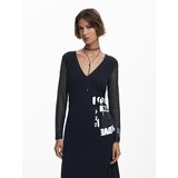 Desigual Obleka črna / bela | Shoptok.si