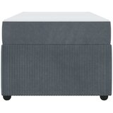  Krevetna konstrukcija Tamno siva 100 x 200 cm tkanina | shoptok.hr