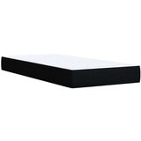 vidaXL Box spring postelja z vzmetnico črna 90x200 cm blago | Shoptok.si