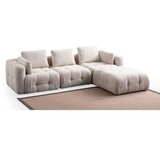 Atelier Del Sofa amaris 3 seater with pouffe beige ugaona sofa | ePonuda.com