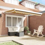  Povlačivi tende Šareni 350 x 250 cm Platno i Aluminij | shoptok.hr