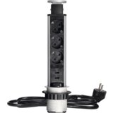 Orno Produžni kabel sa 3 x Schuko utičnice + 2 x USB, ugradbena – OR-AE-1349(GS) | Eponuda.ba