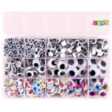  Set of Self-Adhesive Eyelets Movable Colorful Organizer 750 pcs. | shoptok.hr