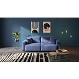Ghado Temno modra raztegljiva sedežna garnitura 237 cm Hesto – | Shoptok.si
