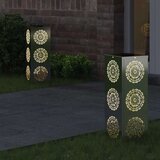  Solarna LED svjetlost za stazu 2 pcs Galvanizirano | shoptok.hr
