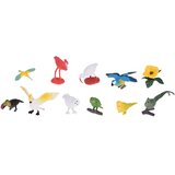  Set šarenih figurica ptica i egzotičnih životinja, 10 komada | shoptok.hr