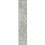 vidaXL Visoka omara betonsko siva 70x35x180 cm inženirski les | Shoptok.si