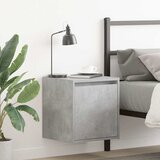  Zidni noćni ormarići 2 kom siva betona 38x34x40 cm | shoptok.hr