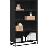 vidaXL Polica za knjige crna 80,5x35x139 cm izrađeno drvo Cijene