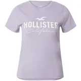 Hollister Majica svetlo lila / bela