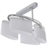  Stropna lampa staklenim abažurima u obliku elipsoida 4 E14 žarulje | shoptok.hr