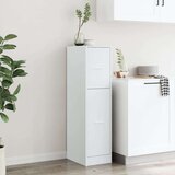 vidaXL Lekarniška omara bela 30x41x118 cm iverna plošča | Shoptok.si