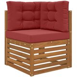  Zunanja blazina za kavč 3 pcs vinsko rdeča Poliester, (5000202307) | Shoptok.si