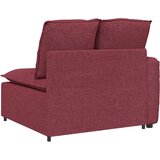  Modularni kauč s naslonom za ruke i jastucima, vinsko crvena 100 cm | Eponuda.com