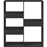 Sobna pregrada crna 100x33x115 cm konstruirano drvo | Eponuda.ba