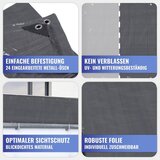 Maximex Črn plastičen balkonski zastor 500x85 cm – | Shoptok.si