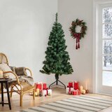  Kutno umjetno božićno drvce zeleno 150 cm PVC | shoptok.hr