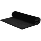  Otirač crni 100 x 200 cm čupavi od kokosovih vlakana | shoptok.hr