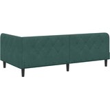  Kutni okvir kreveta Tamnozelena 100 x 200 cm Baršun | shoptok.hr