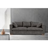 Scandic Antracitno siva sedežna garnitura iz umetnega usnja 225 cm Hamburg – | Shoptok.si