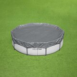 Bestway Pokrivač za bazen Ø3,05 m Kružni Poliester Siva | shoptok.hr