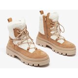 Resti Beige women's trapper boots with sheepskin Getatsa | ePonuda.com