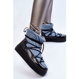 Boto Women's Fashionable Lace-up Snow Boots Blue Carrios | ePonuda.com