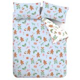 Catherine Lansfield Plava posteljina za krevet za jednu osobu od mikrovlakana 135x200 cm Gingerbread – | shoptok.hr