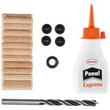 CRAFTOMAT Set lesenih vložkov (Ø x Do: 6 x 30 mm, 32 -del.) | Shoptok.si
