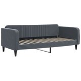  Dnevni krevet s madracem tamnosivi 100 x 200 cm baršunasti | shoptok.hr