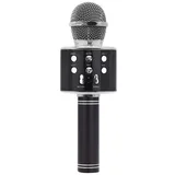 mikrofon bežični sa zvučnikom i karaoke funkcijom, crni MIC12-BK