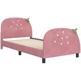 za djecu s uzglavljem Ružičasta 90 x 200 cm Baršun | shoptok.hr