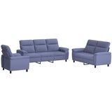  Set sofe 3 pcs Traper plava Tkanina | shoptok.hr