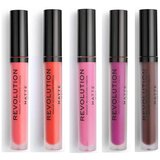 Makeup Revolution Glosi Set mit 5 matten Lipglossen - 130 Decadence/ 133 Destin | Shoptok.si